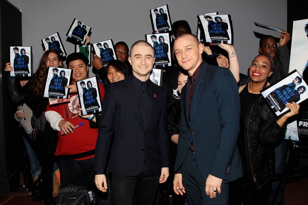 Daniel Radcliffe and James McAvoy Attend a Special Screening of " Victor Frankenstein"