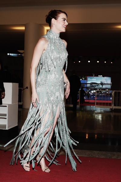 VENICE, ITALY - AUGUST 31:  Actress Emma Stone attends the opening ceremony and premiere of 'La La Land' during the 73rd Venice Film Festival at Sala Grande on August 31, 2016 in Venice, Italy.  (Photo by Vittorio Zunino Celotto/Getty Images) *** Local Caption *** Emma Stone